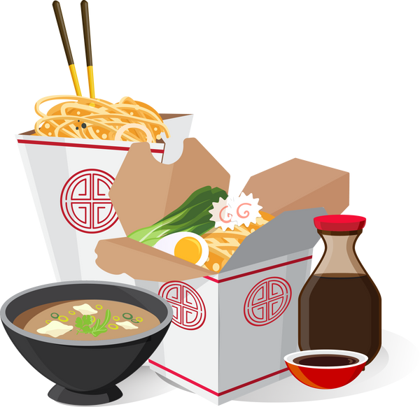 Wok Box Noodles , Take Away Box Noodle
